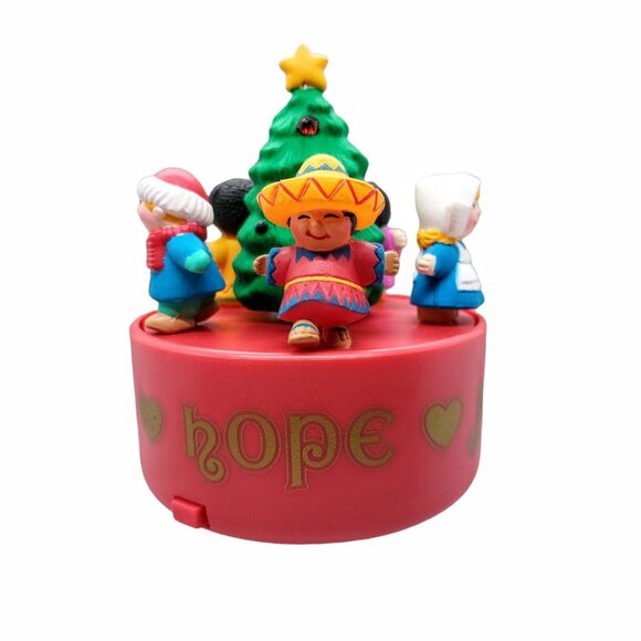 Vintage 1992 Light Up Musical Christmas Decoration NEW Video Avon - Picture 3 of 10